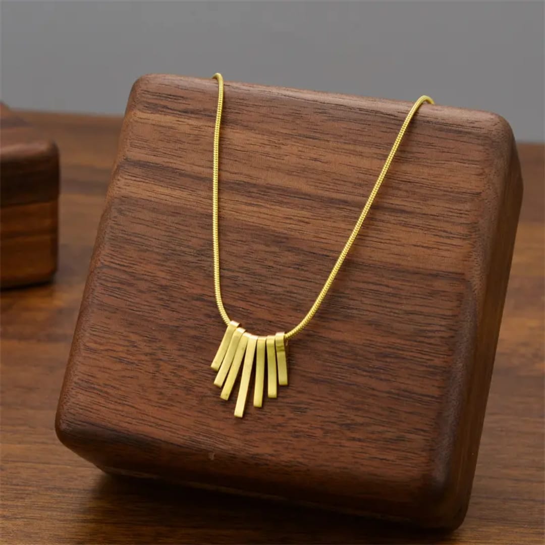 Gold Bar Necklace