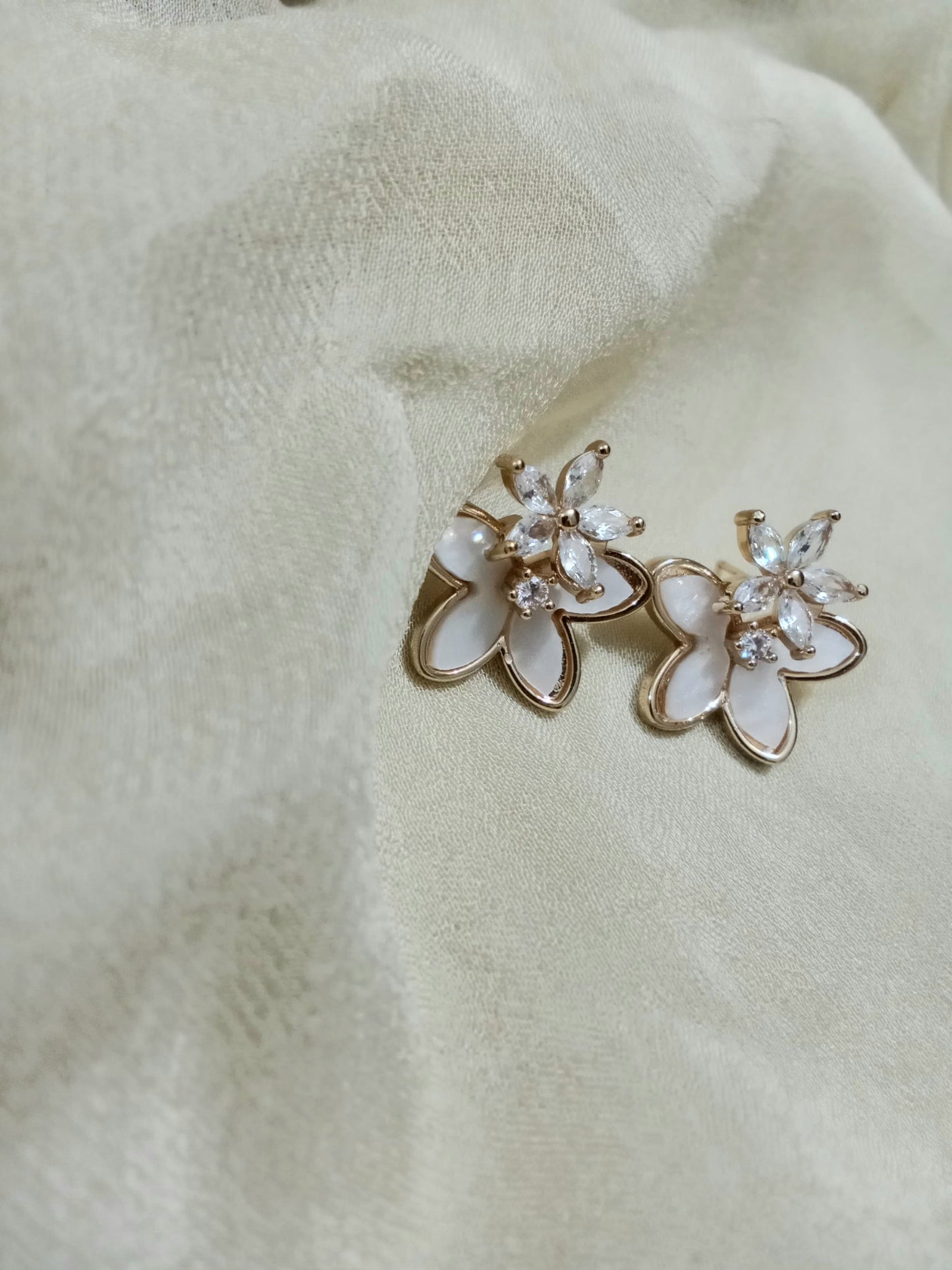 Luminous Petal Studs