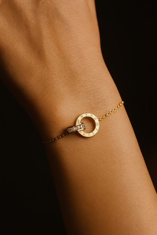 Eternal Roman Link Bracelet
