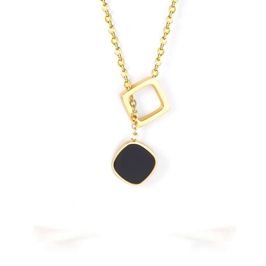 Square Interlock Necklace