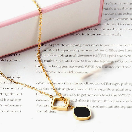 Square Interlock Necklace