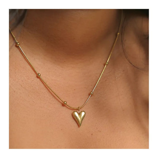 Dainty Golden Heart Necklace