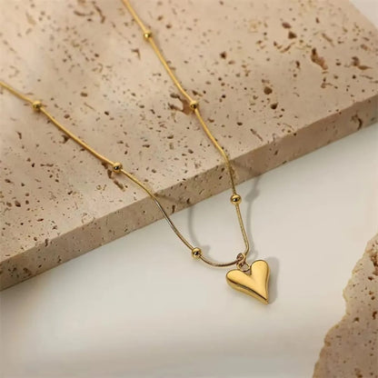Dainty Golden Heart Necklace
