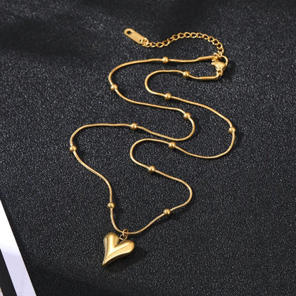 Dainty Golden Heart Necklace