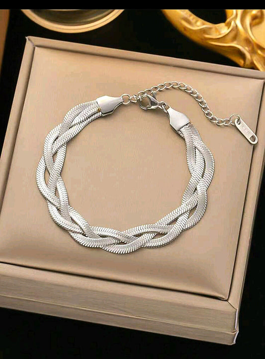 Herringbone Chain Bracelet