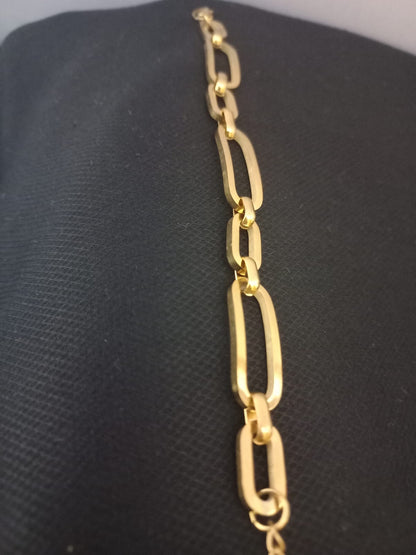 Elegant Paperclip Chain Bracelet