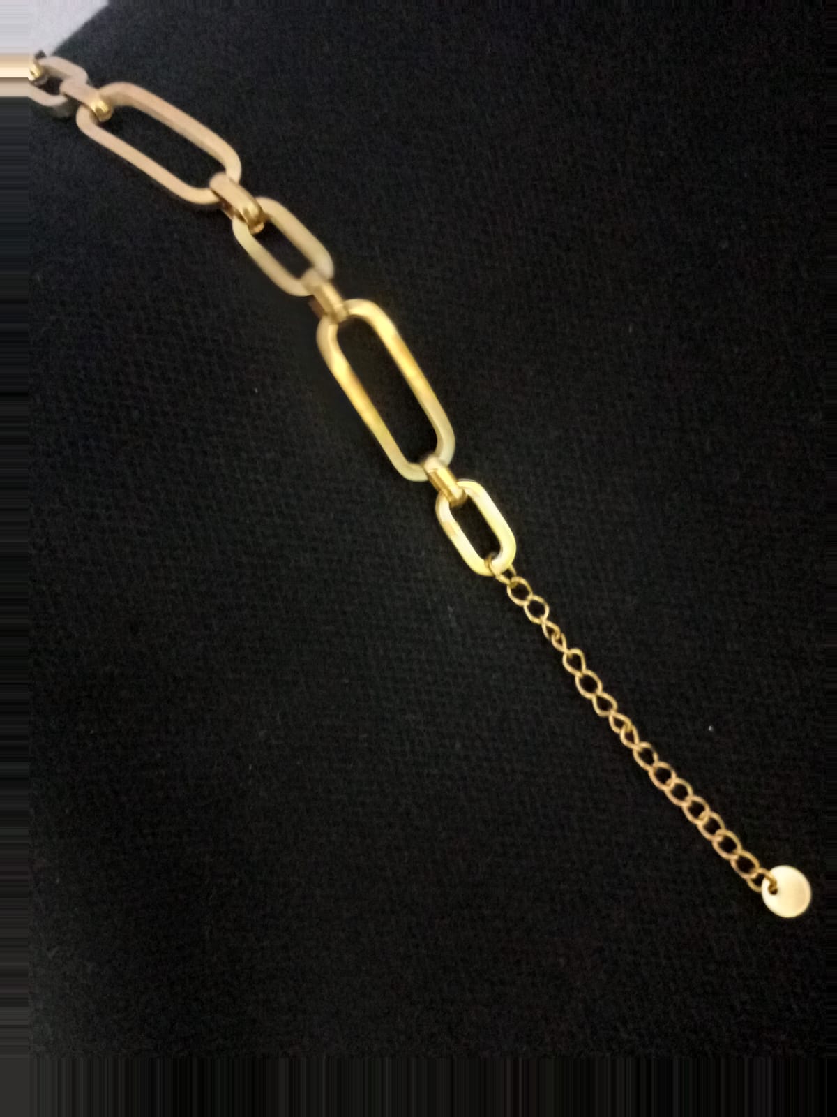 Elegant Paperclip Chain Bracelet