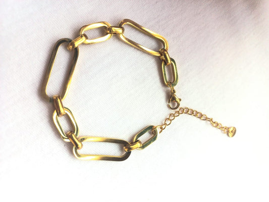 Elegant Paperclip Chain Bracelet