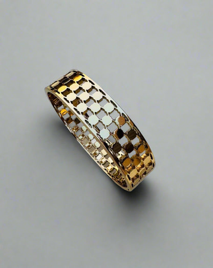 Textured Elegance Cuff Bracelet