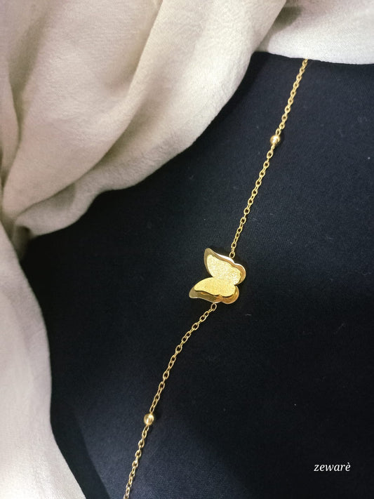 Fluttering Elegance Chain Bracelet