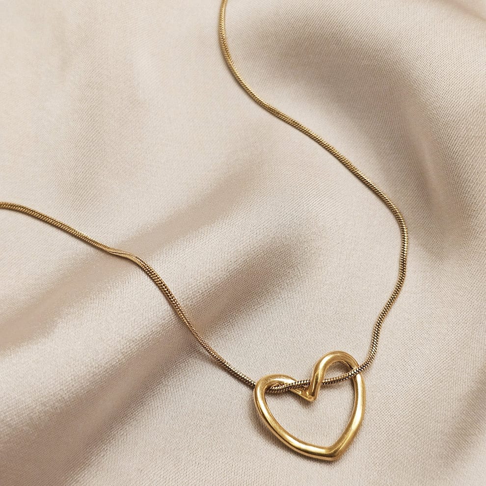 Twisted Heart Necklace