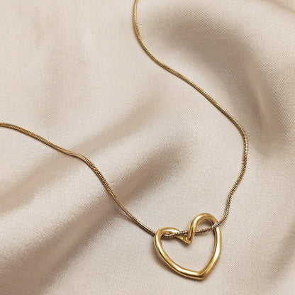 Twisted Heart Necklace