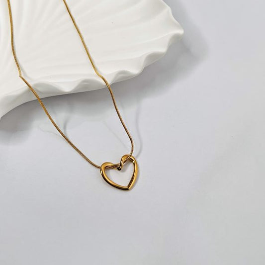 Twisted Heart Necklace