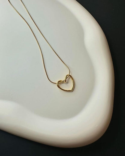 Twisted Heart Necklace
