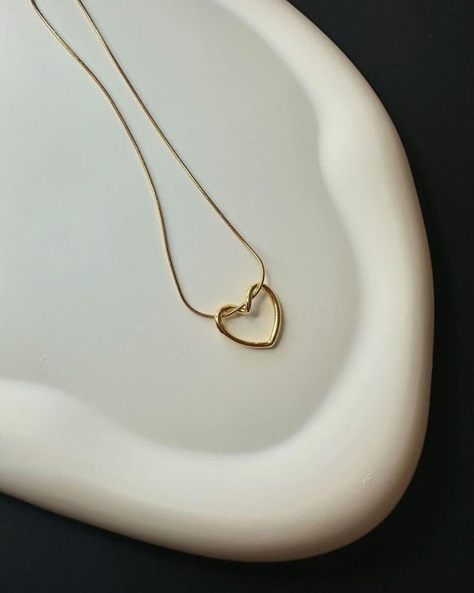 Twisted Heart Necklace