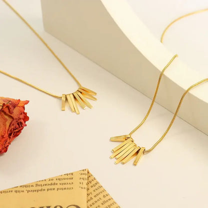 Gold Bar Necklace