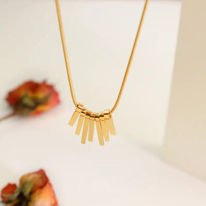 Gold Bar Necklace