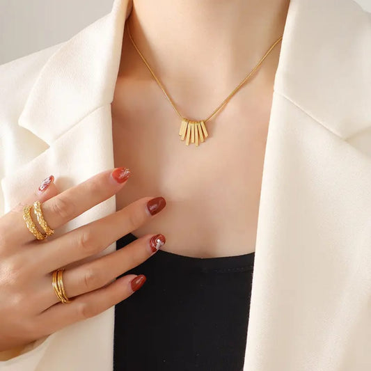 Gold Bar Necklace